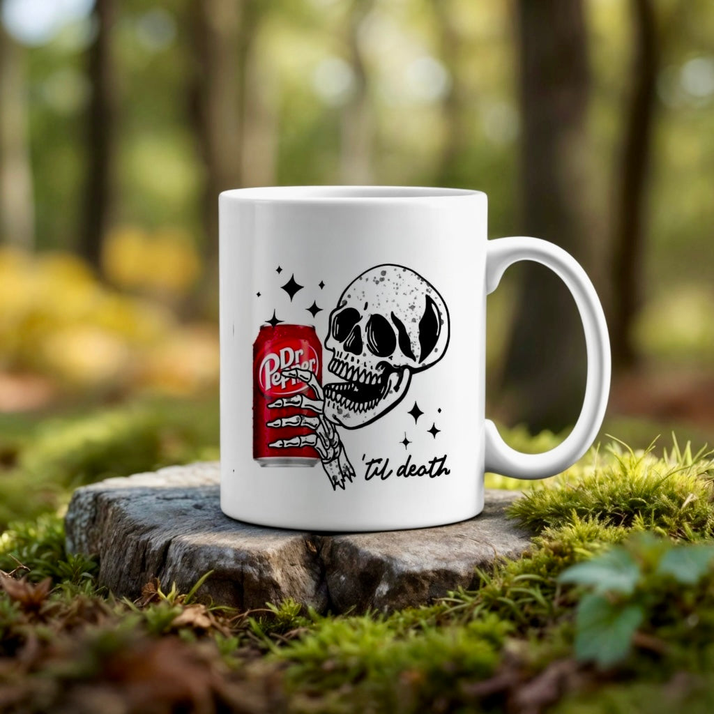 To death Skull Ceramic Mug | Pepsi | Red Bull | Dr Pepper