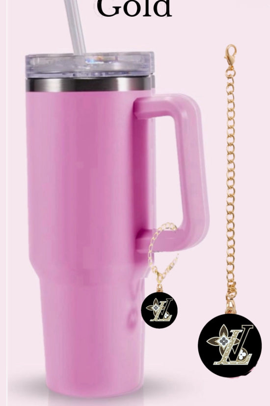 LV Charm Dangle | Cup Accessory