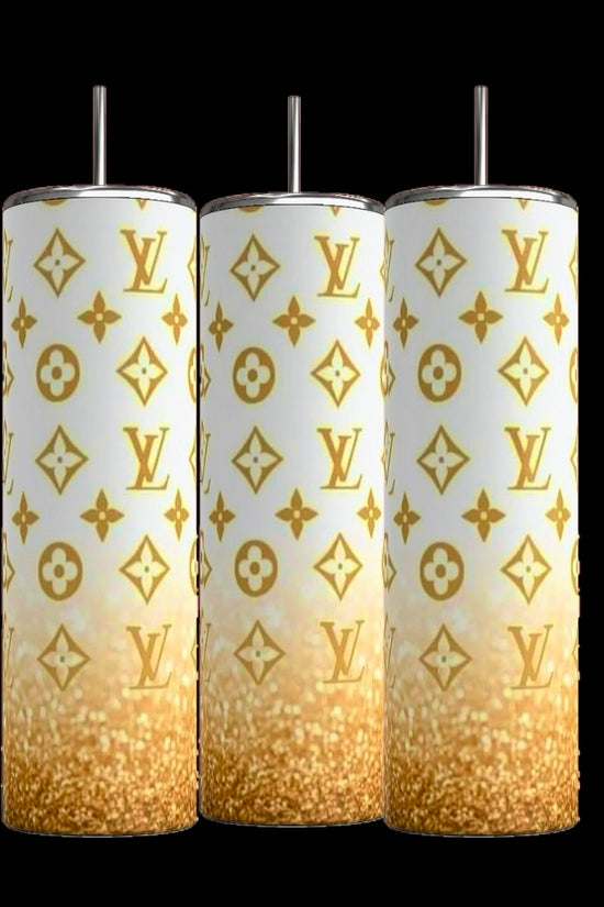 LV Gold Ombre | 20oz Skinny Tumbler