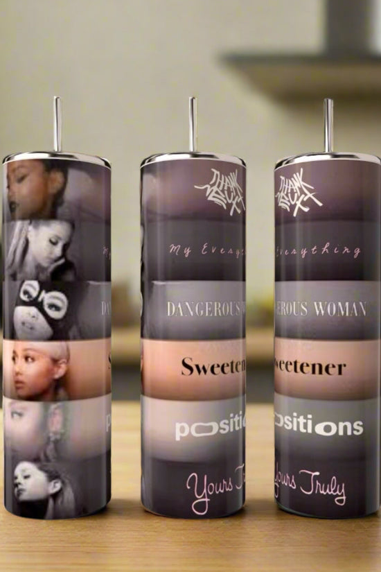 Ariana Grande Album Aesthetic with External Sunshine 20oz Tumbler