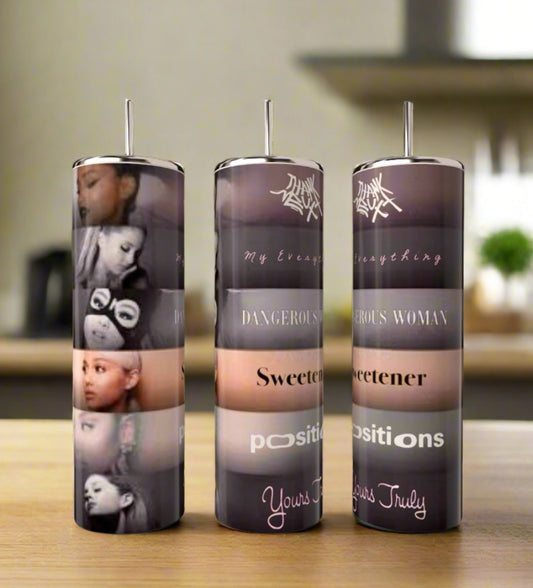 Ariana Grande Album Aesthetic with External Sunshine 20oz Tumbler