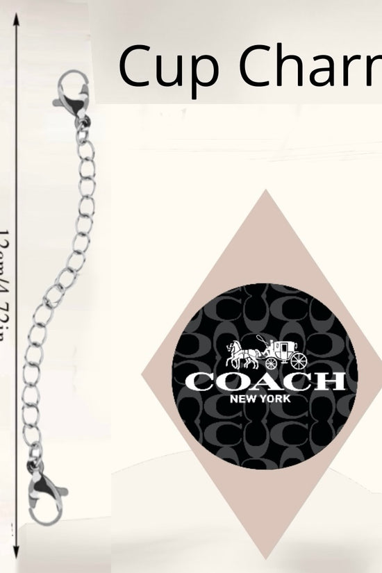 A silver chain cup charm with clasps at both ends (12cm/4.72in) from Kreative Kreationz, labeled 