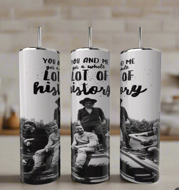 One Direction You & Me Got a lot Of History 20oz Tumbler