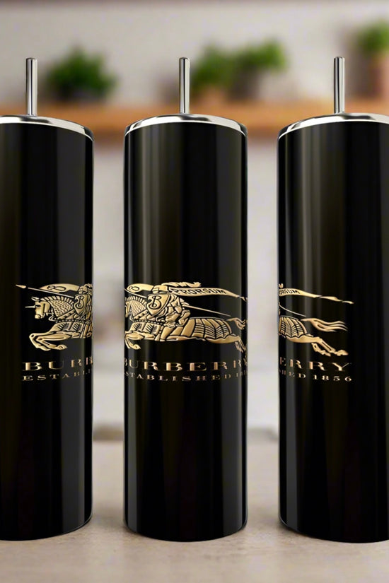 Burberry Black 20oz Skinny Tumbler