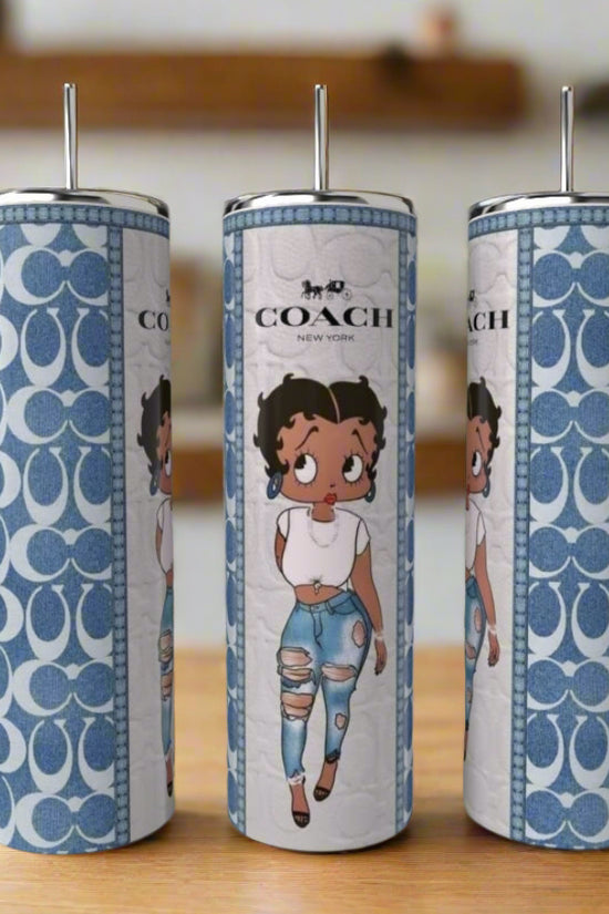 Betty Boop | Blue 20oz Tumbler