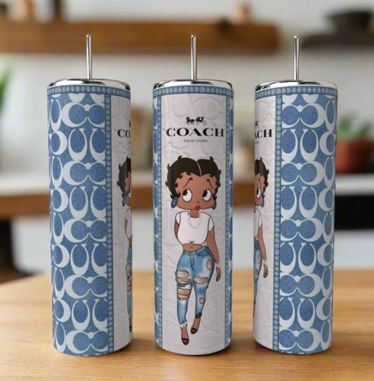 Betty Boop | Blue 20oz Tumbler