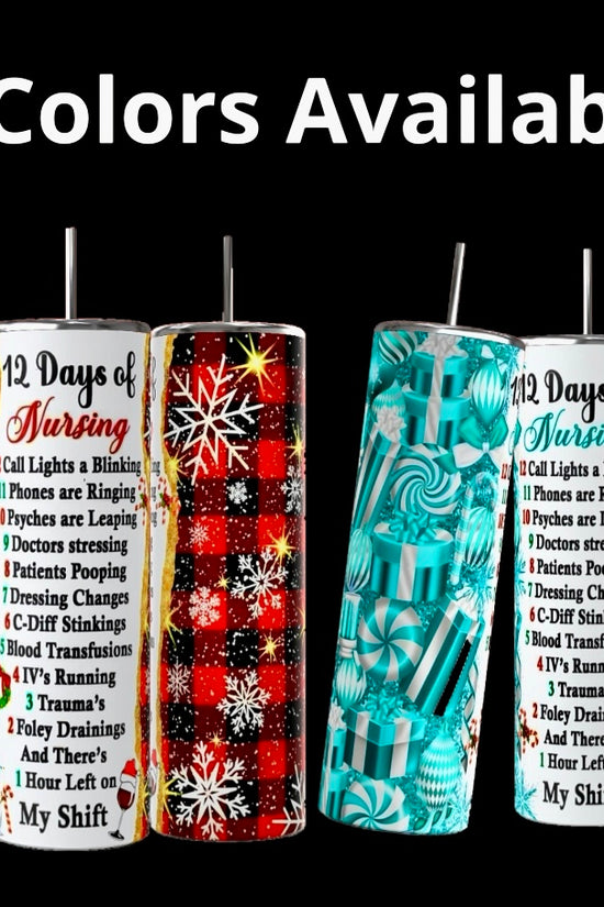 Nurse Christmas 20oz Tumbler