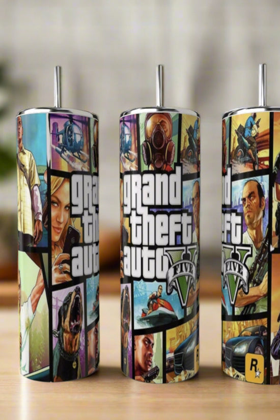 Grand Theft Auto 5 20oz Tumbler
