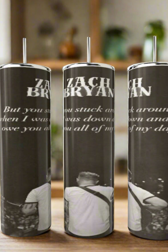 Zach Bryan Lyric 20oz Tumbler