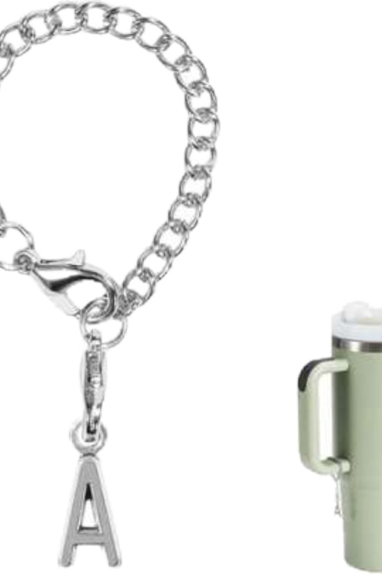 Letter Cup Charm Dangle