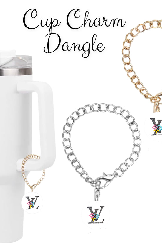 LV Charm Dangle | Cup Accessory