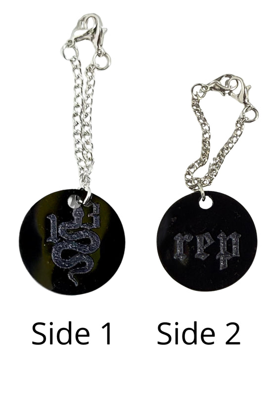 REP| 13 Snake | Engraved | Cup Charm
