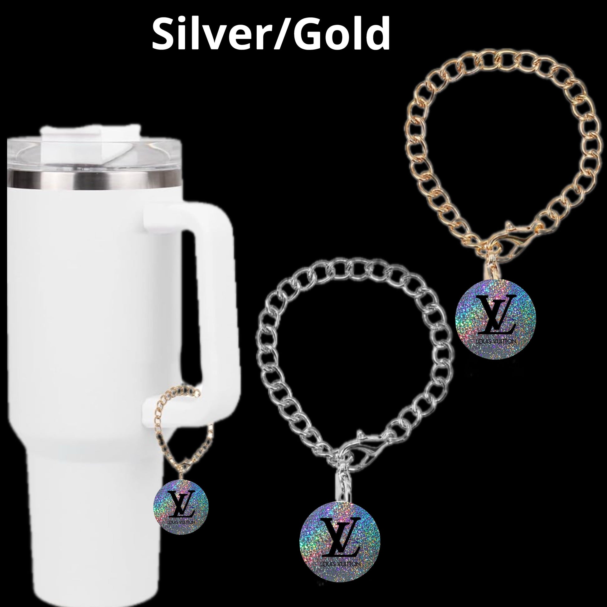 Colorful LV Charm Charm | Cup Accessory