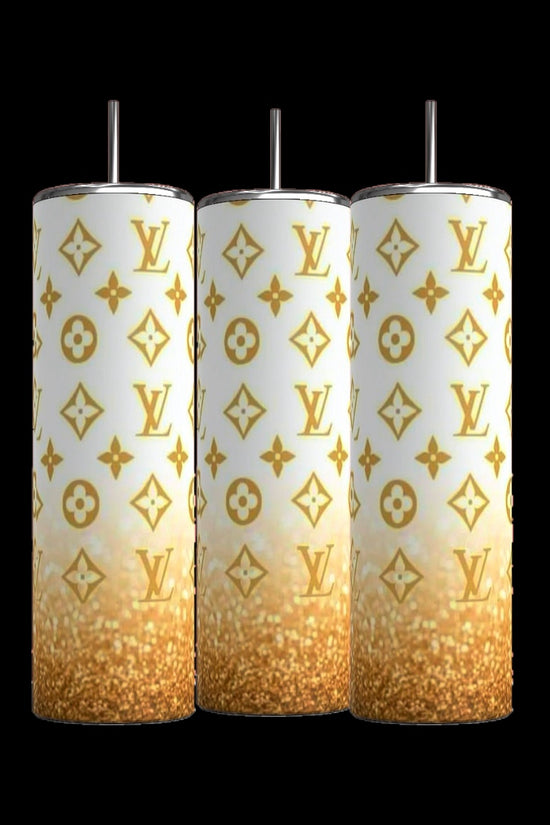 LV Gold Ombre | 20oz Skinny Tumbler