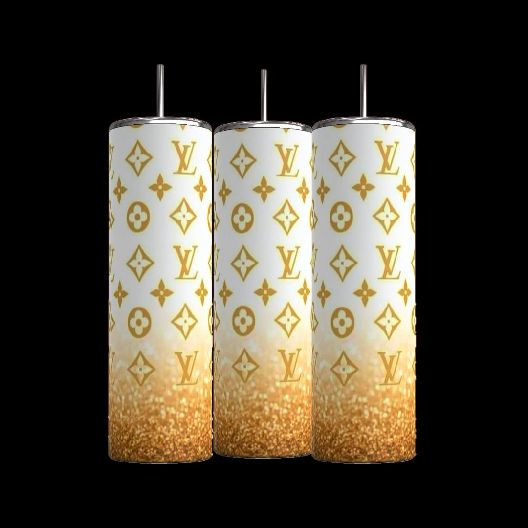 LV Gold Ombre | 20oz Skinny Tumbler