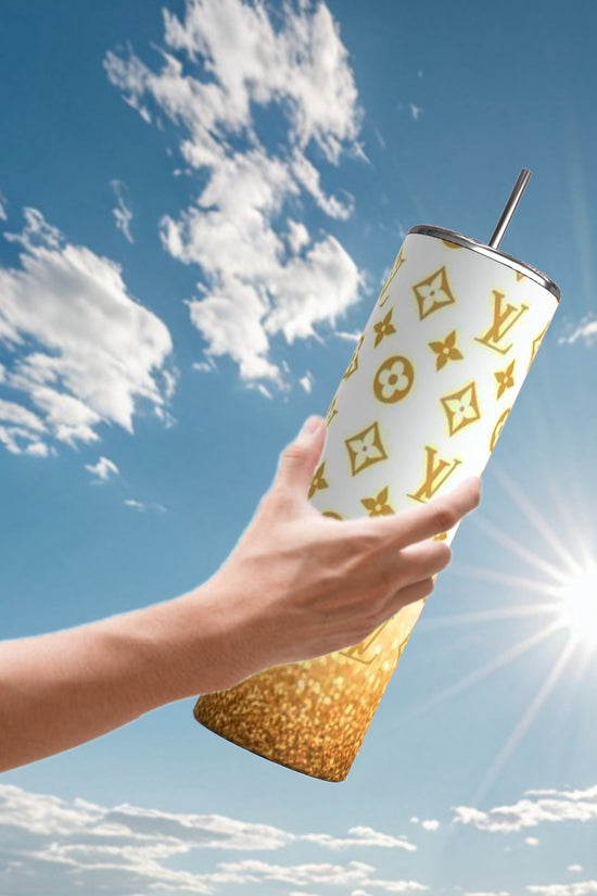 LV Gold Ombre | 20oz Skinny Tumbler