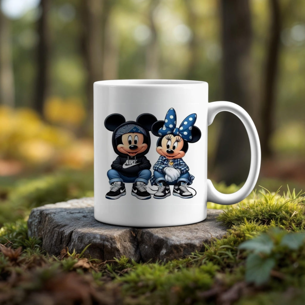 Mickey & Minnie Bougie 11oz Ceramic Mug