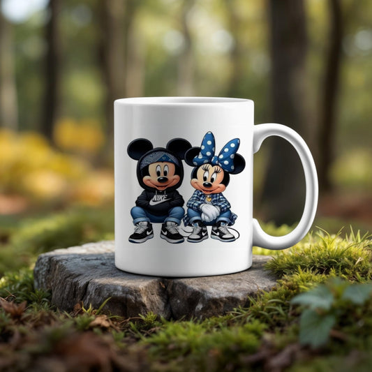 Mickey & Minnie Bougie 11oz Ceramic Mug
