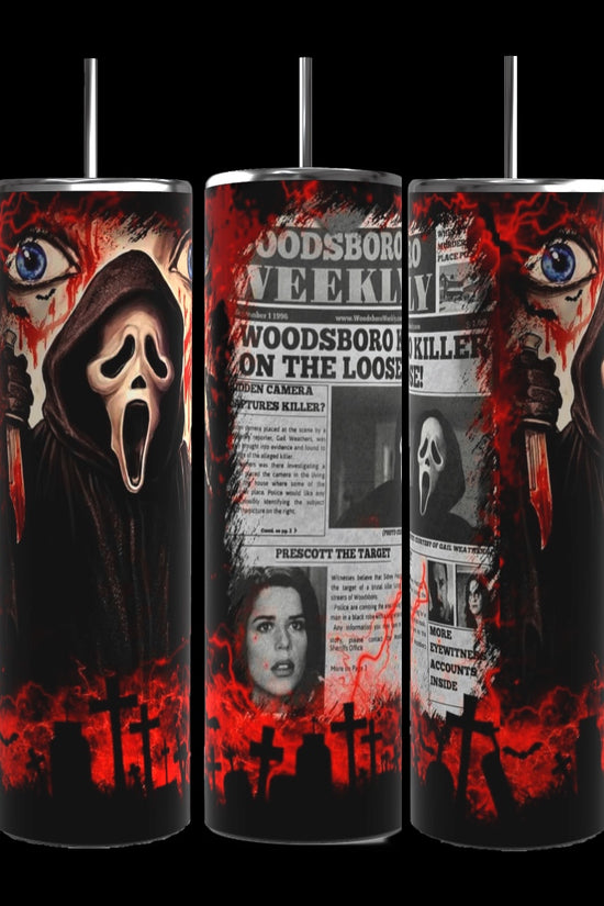 The set includes three 20 oz tumblers in blue from Kreative Kreationz, each adorned with medical-themed designs like stethoscopes, syringes, bandages, and a 