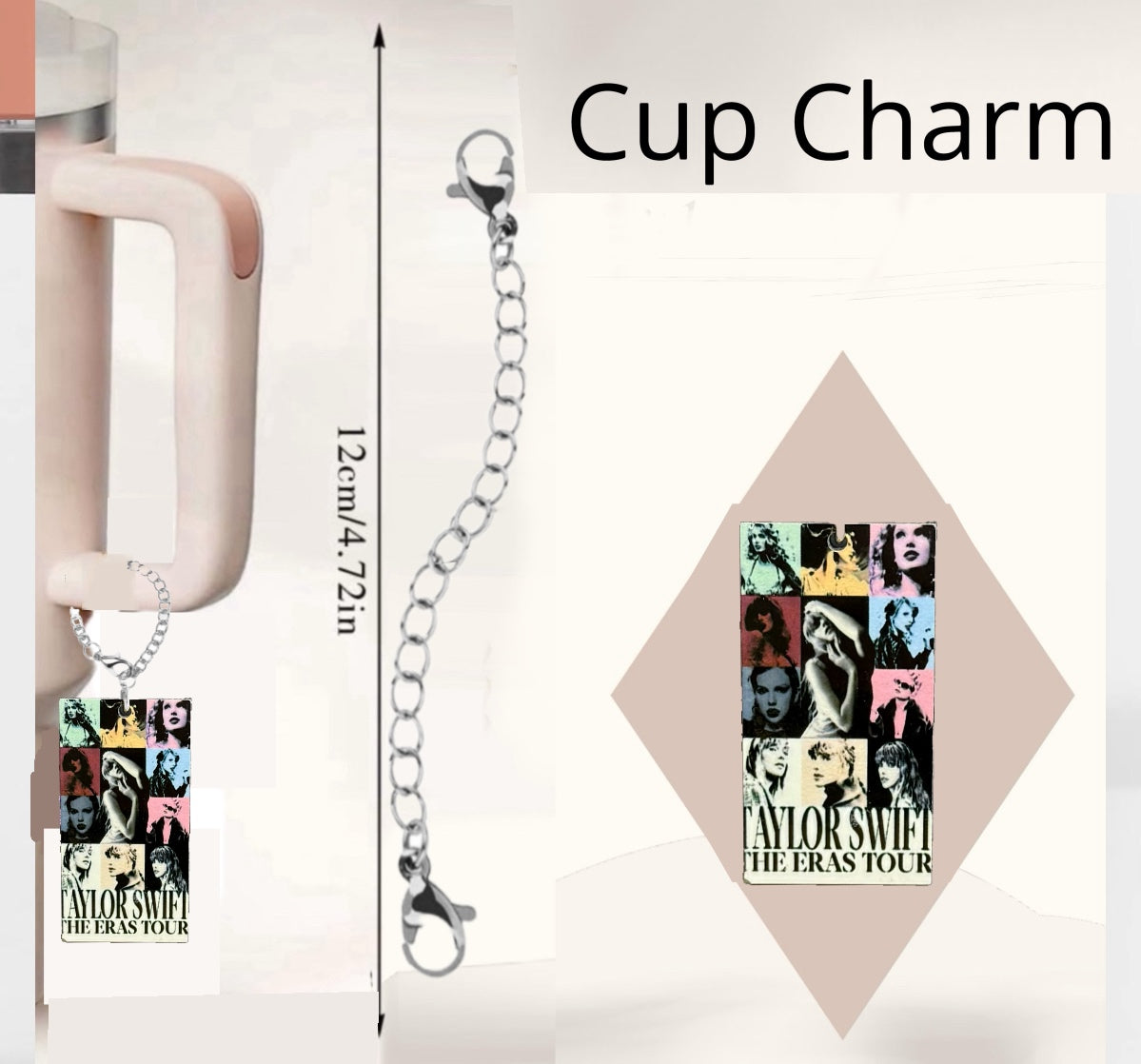 ERAS Charm Dangle | Cup Accessory