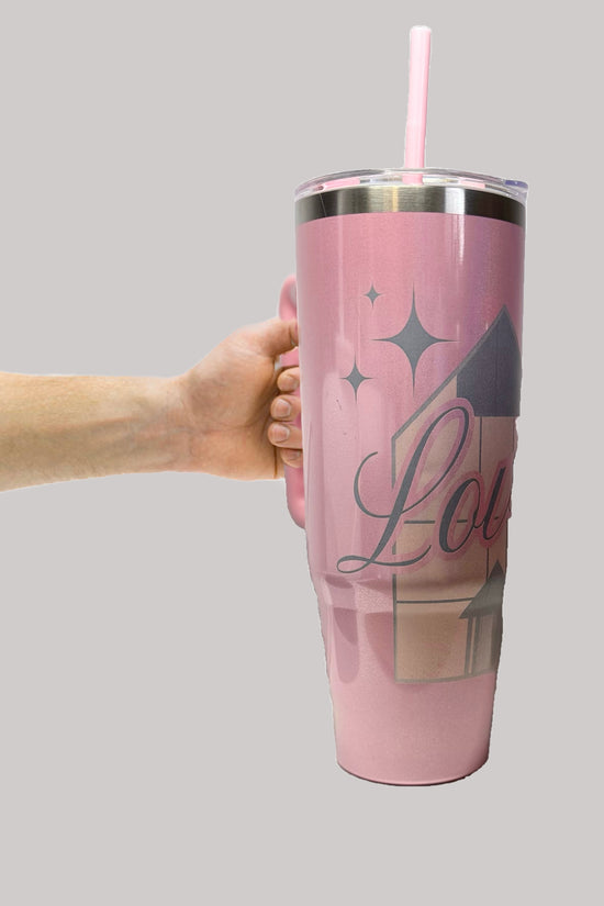 Lover House 40oz Taylor Swift Engraved Shimmer Tumbler
