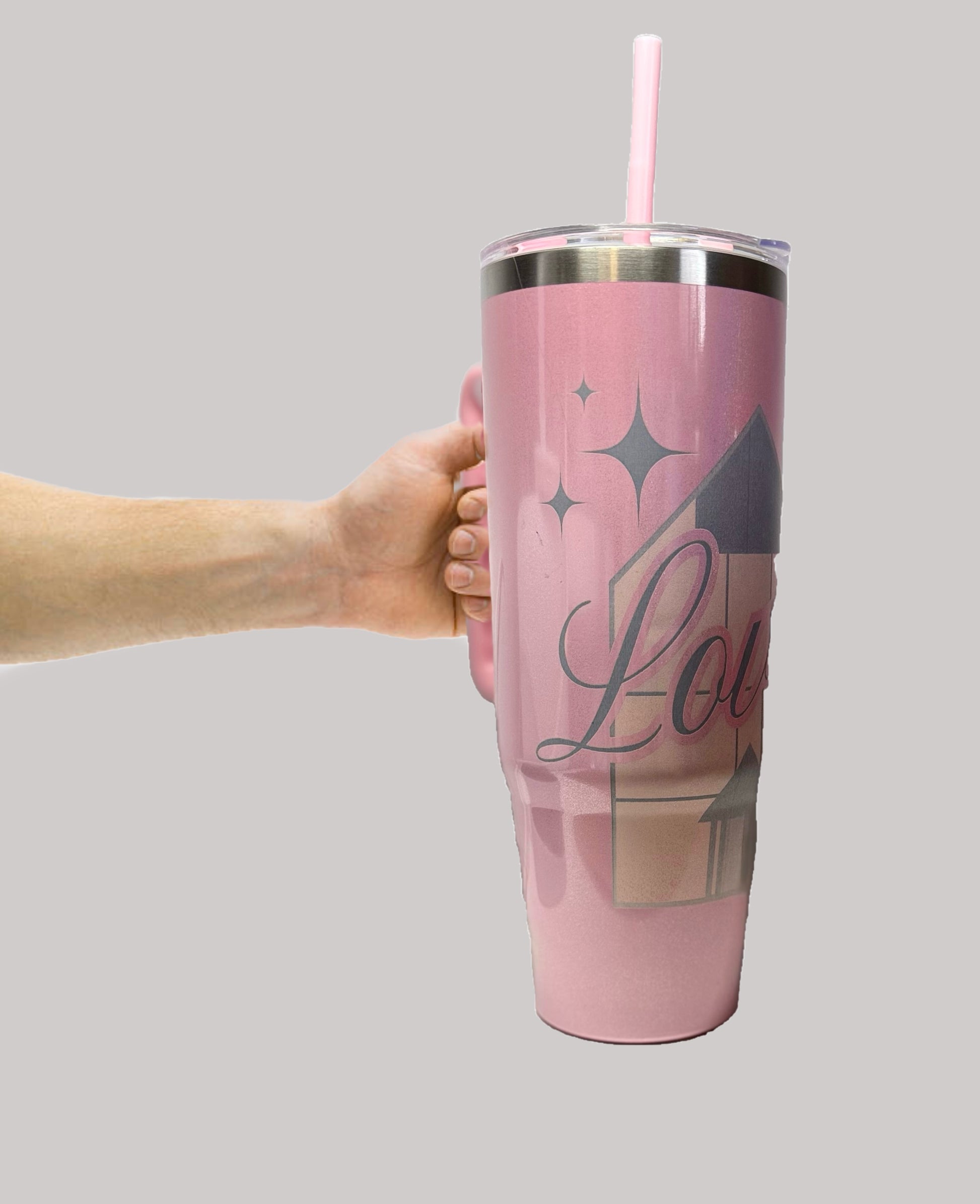 Lover House 40oz Taylor Swift Engraved Shimmer Tumbler
