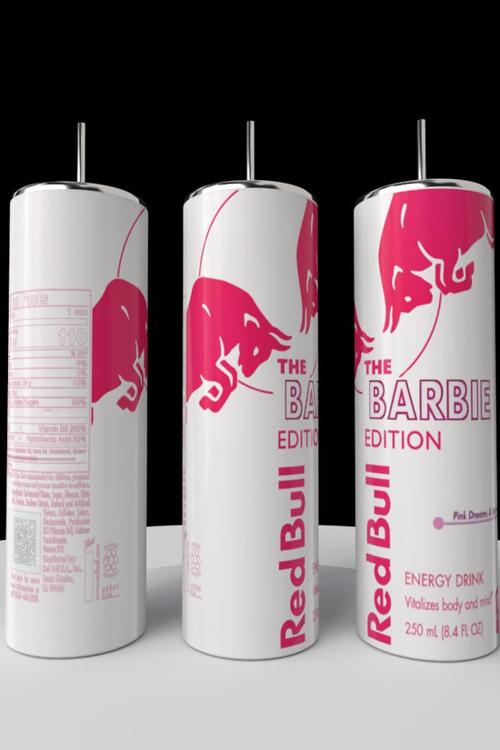 Barbie Edition Red Bull 20oz Tumbler
