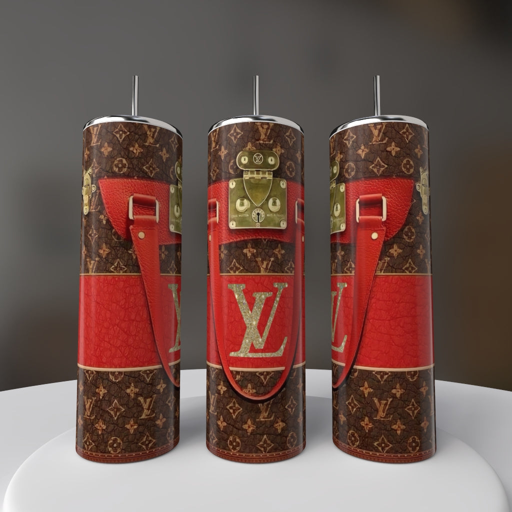 LV Red | Brown 20oz Tumbler