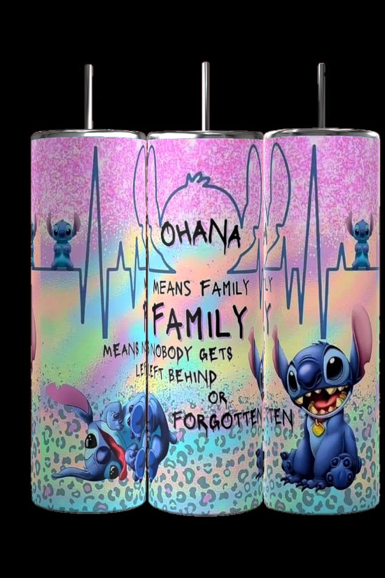 Stitch Ohana 20oz Tumbler