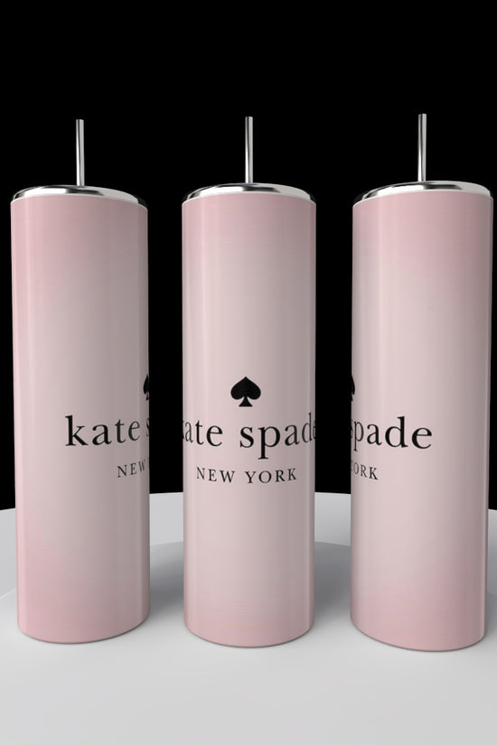 Kate Spade Pale Pink Minimalist Skinny Tumbler