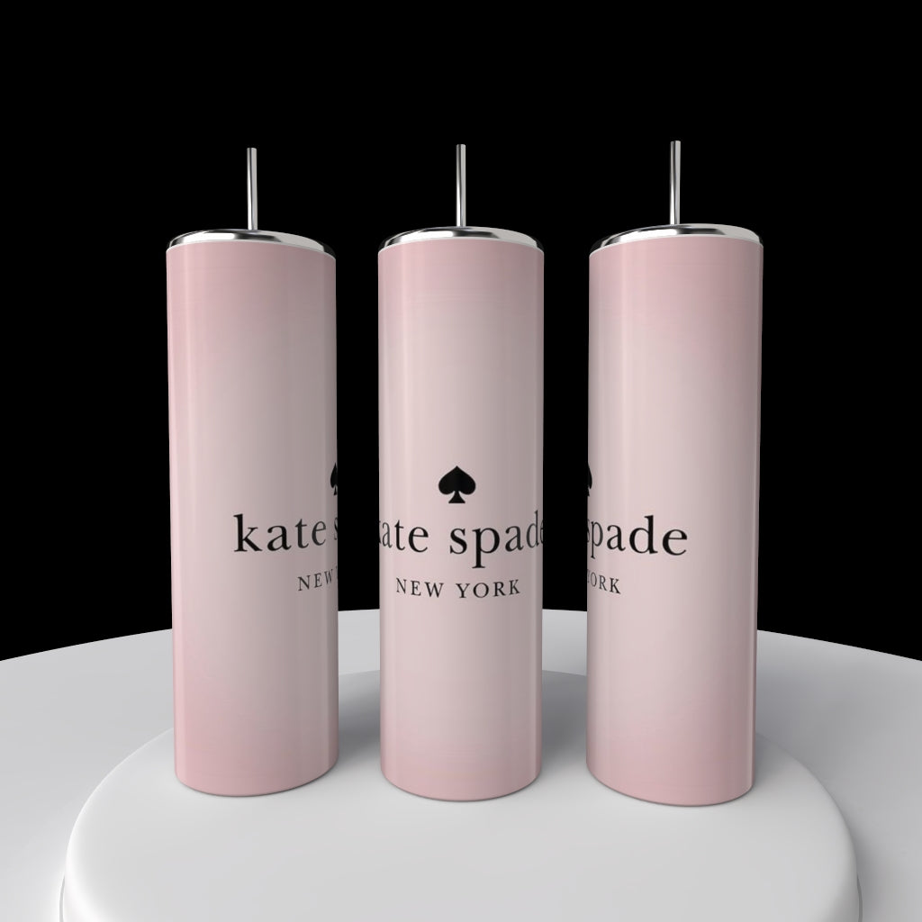 Kate Spade Pale Pink Minimalist Skinny Tumbler
