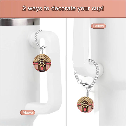 Gucci Pink Charm Dangle | Cup Accessory