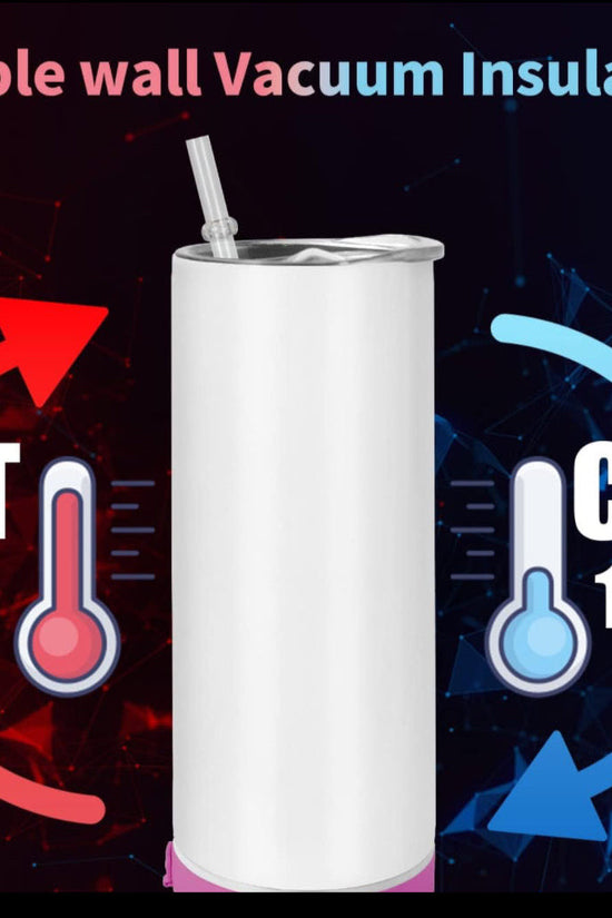 Introducing the Morgan Wallen 20oz Tumbler by Kreative Kreationz: This insulated tumbler comes with a straw and features double-wall vacuum insulation. The text 