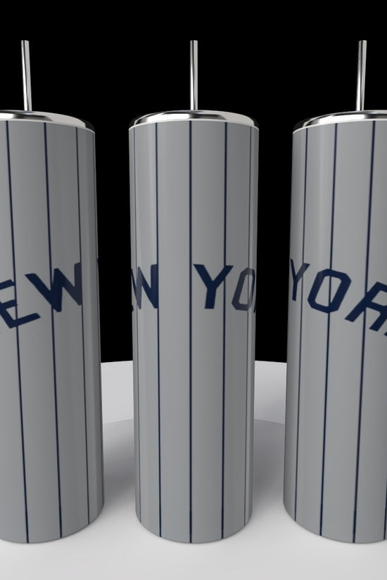 New York Yankees Grey 20oz Tumbler
