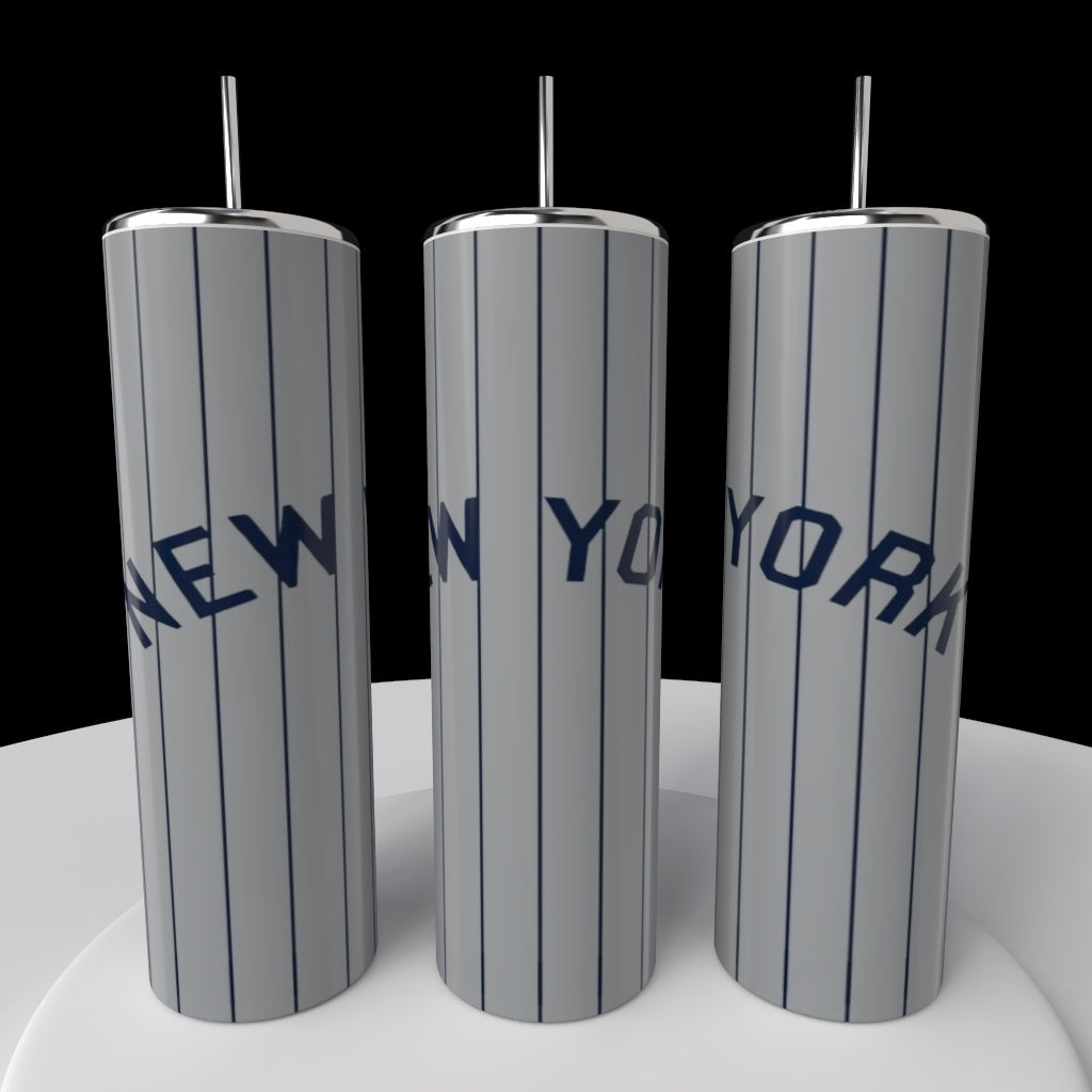 New York Yankees Grey 20oz Tumbler