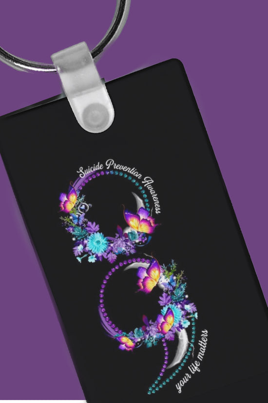 Suicide Prevention Awareness Keychain