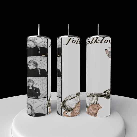 Folkore Polaroid Taylor Swift 20oz Skinny Tumbler