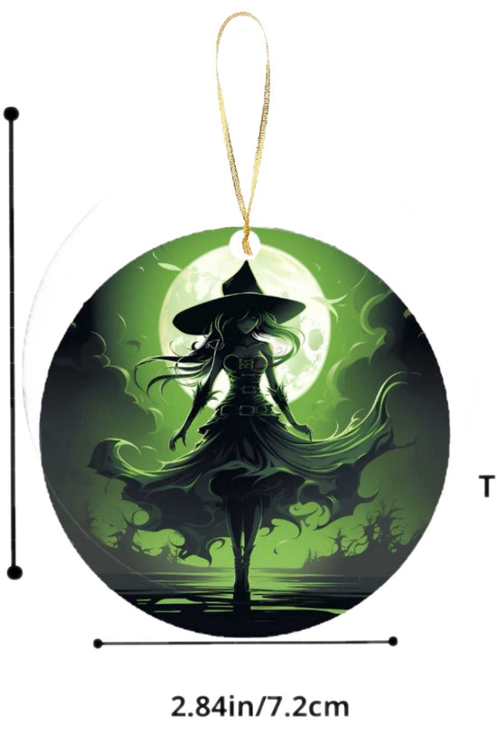 Wicked Witch Glass Tree Ornament