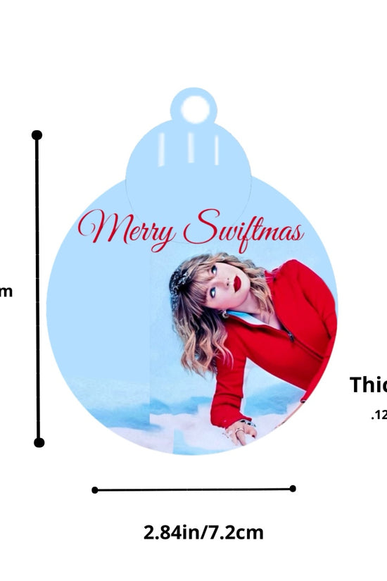 The Merry Swiftmas Tree Ornament by Kreative Kreationz features 