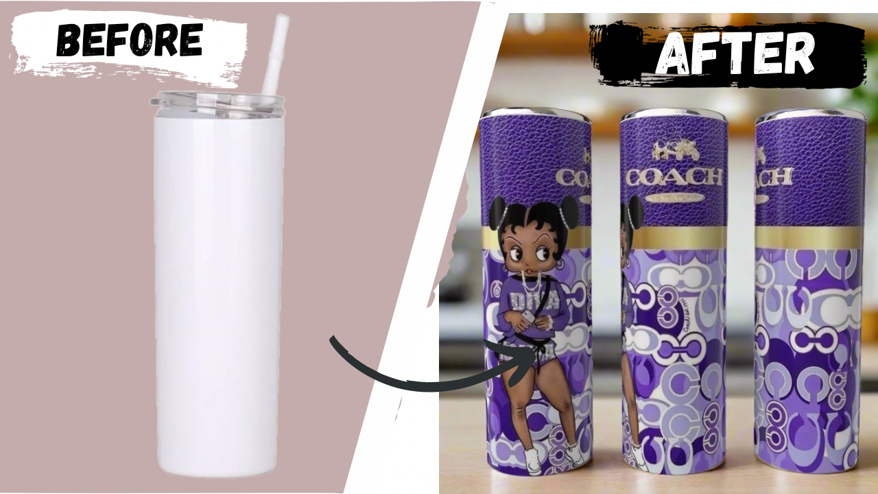 Boop Purple 20oz Tumbler