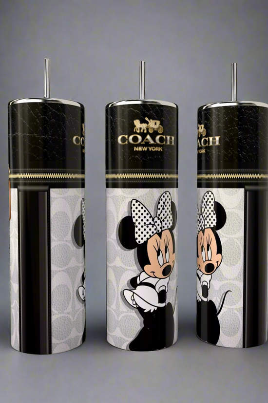 Minnie Mouse Coach Series 20oz Skinny Tumbler