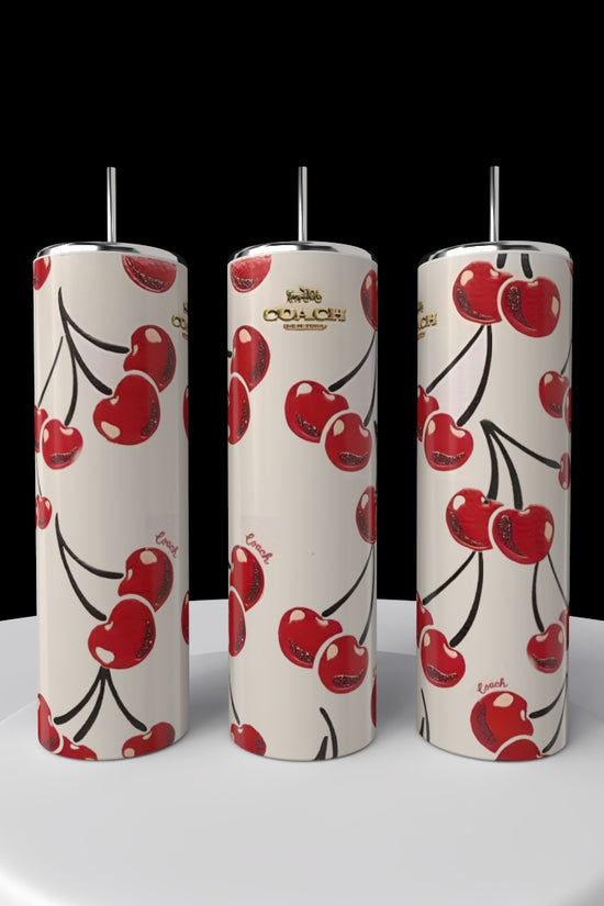 Cherry Coach 20oz Skinny Tumbler