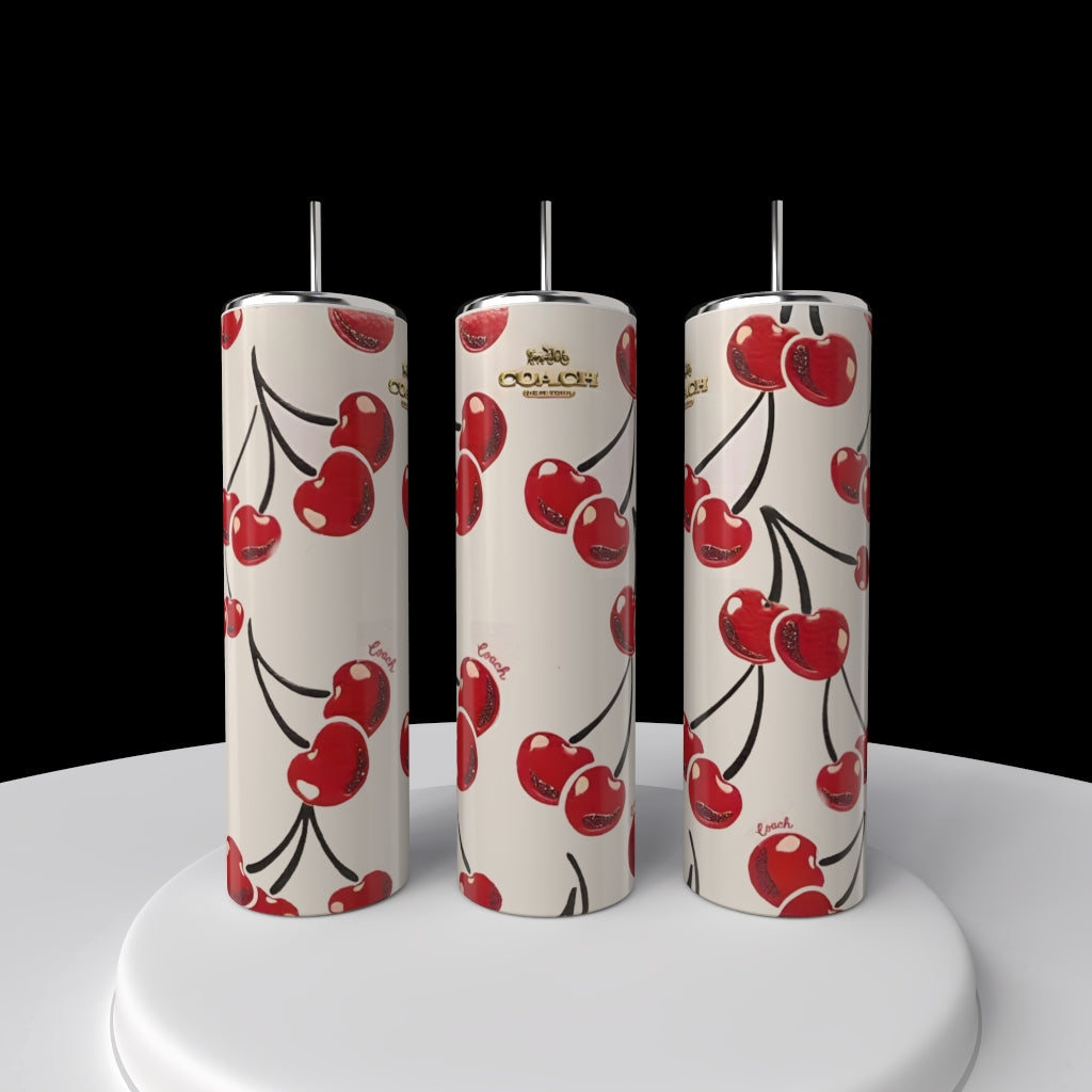 Cherry Coach 20oz Skinny Tumbler