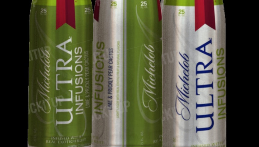 Michelob Ultra 20oz Silver Stainless Steel Tumbler