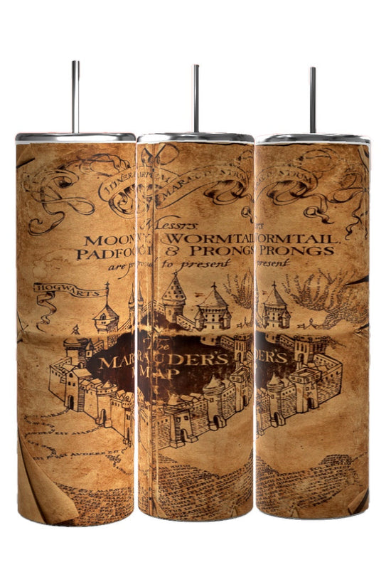 Marauders Map - Harry Potter Tumbler