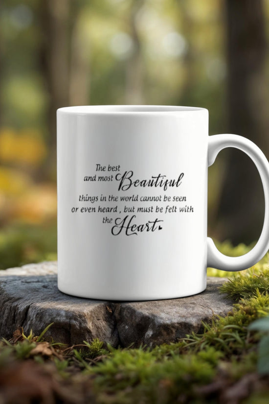 The Personalized Couples Ceramic Mug by Kreative Kreationz, featuring the heartfelt quote 