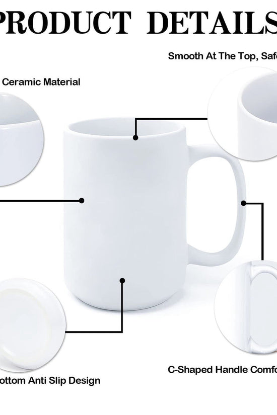 The Waiting For Halloween Ceramic Mug by Kreative Kreationz features a smooth top edge, high-quality ceramic, solid anti-slip bottom, and a comfy C-shaped handle—making it perfect for Halloween with its unique photographic design.
