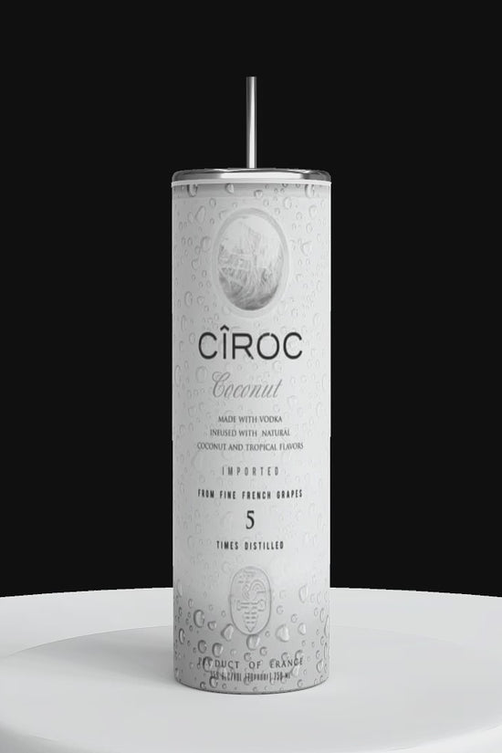 Ciroc 20oz Tumbler with 3D Lid Topper