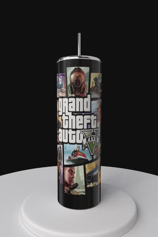 Grand Theft Auto 20oz Tumbler