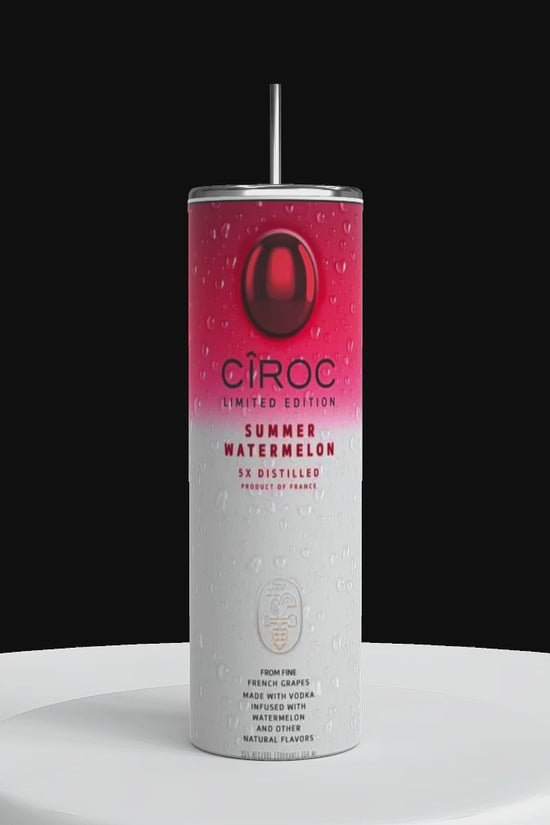 Ciroc 20oz Tumbler with 3D Lid Topper